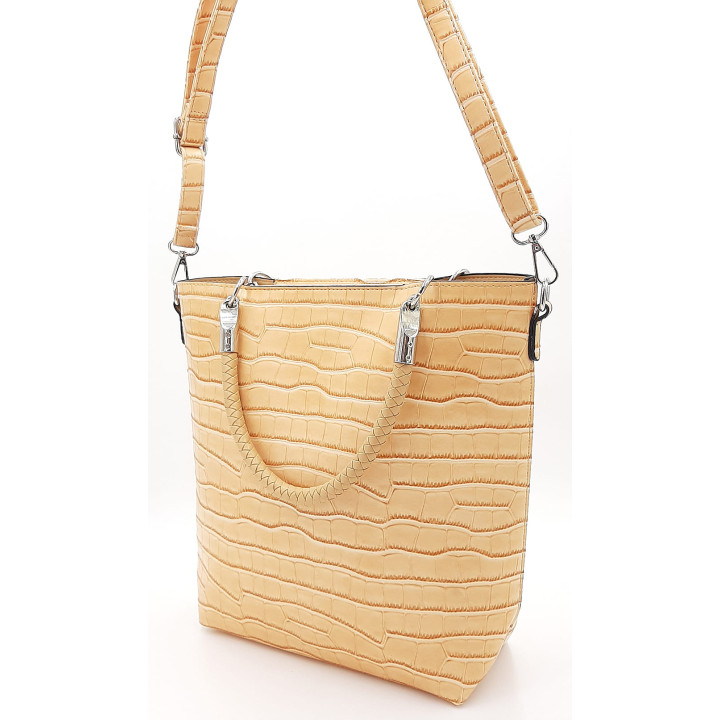 Klasická dámská kabelka Dollibag v barvě lososa