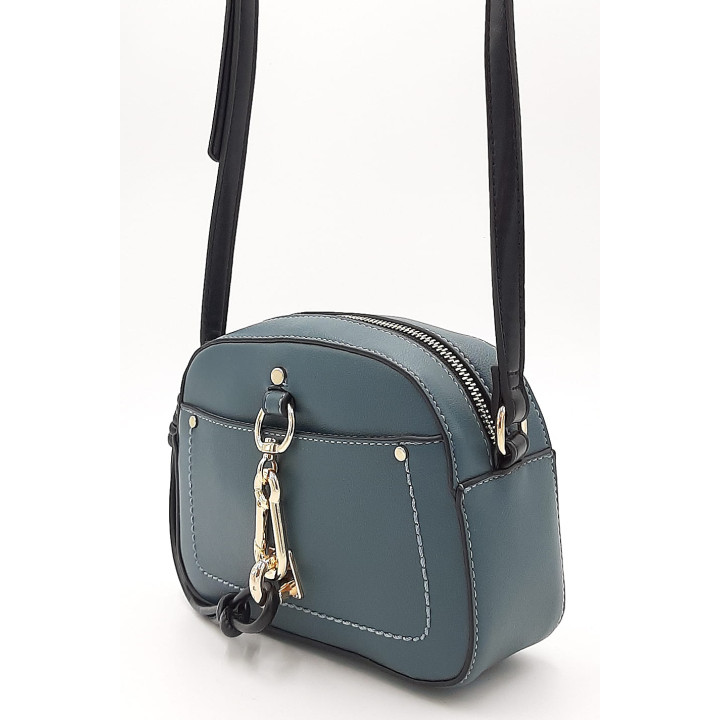 Námořnická kabelka v barvě moře s přívěskem BESTINI