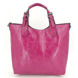 Klasická dámská kabelka v barvě fuchsie INES DELAURE