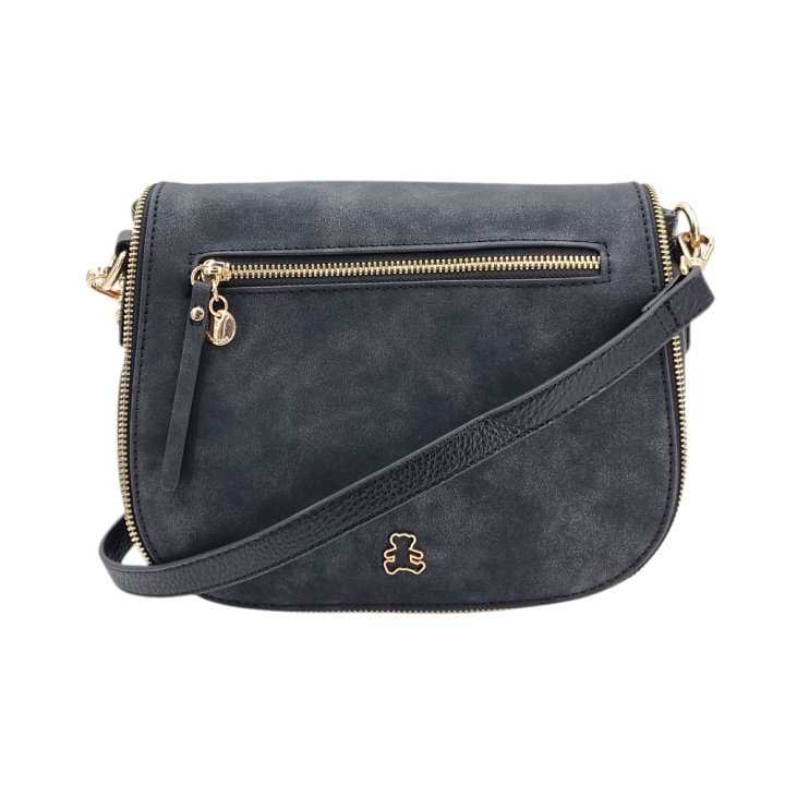 Černá kabelka s klopou LULU CASTAGNETTE