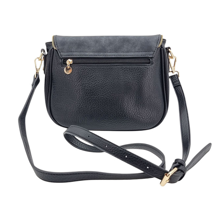 Černá kabelka s klopou LULU CASTAGNETTE