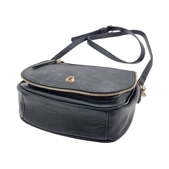 Černá kabelka s klopou LULU CASTAGNETTE