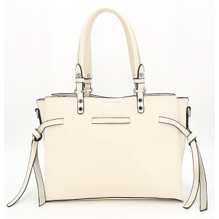 Krémově béžová dámská taška s dlouhým popruhem GALLANTRY