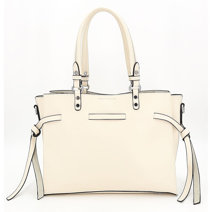 Krémově béžová dámská taška s dlouhým popruhem GALLANTRY