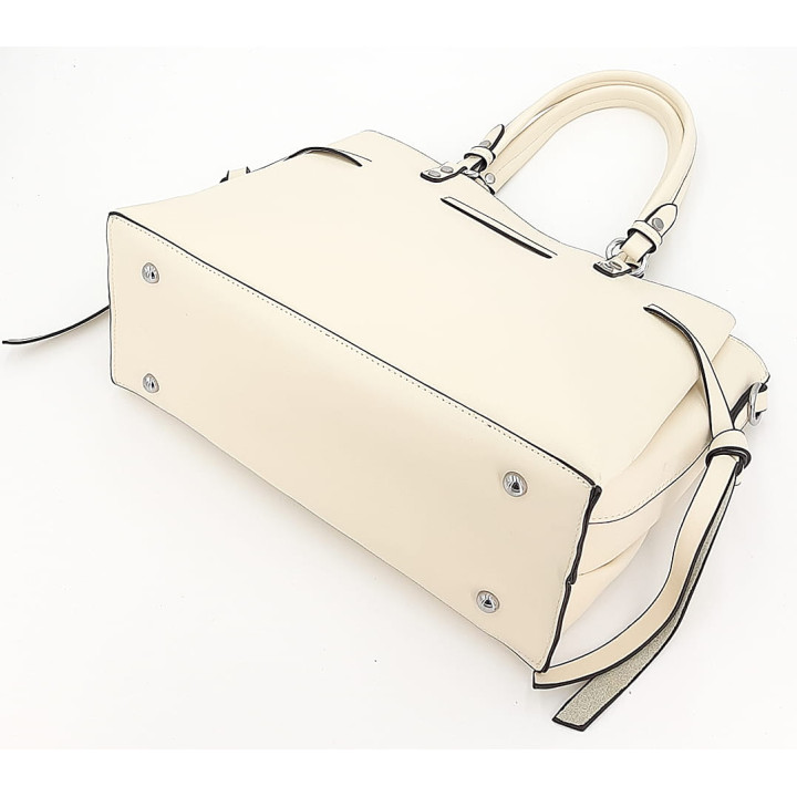 Krémově béžová dámská taška s dlouhým popruhem GALLANTRY