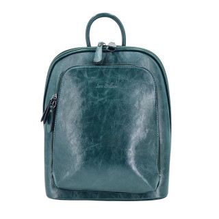 Zelená taška batoh A4 dámská 2v1 INES DELAURE