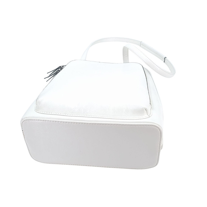 Bílá taška batoh A4 dámská 2v1 INES DELAURE