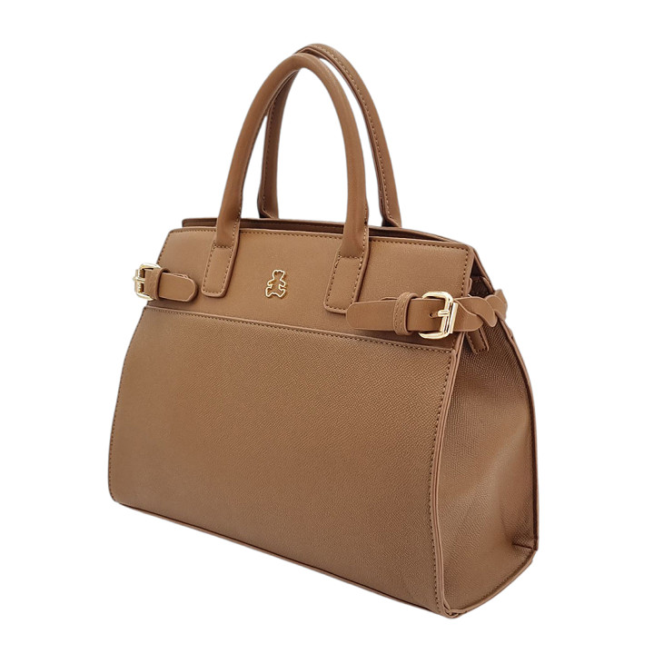 Hnědá kabelka s medvídkem LULU CASTAGNETTE