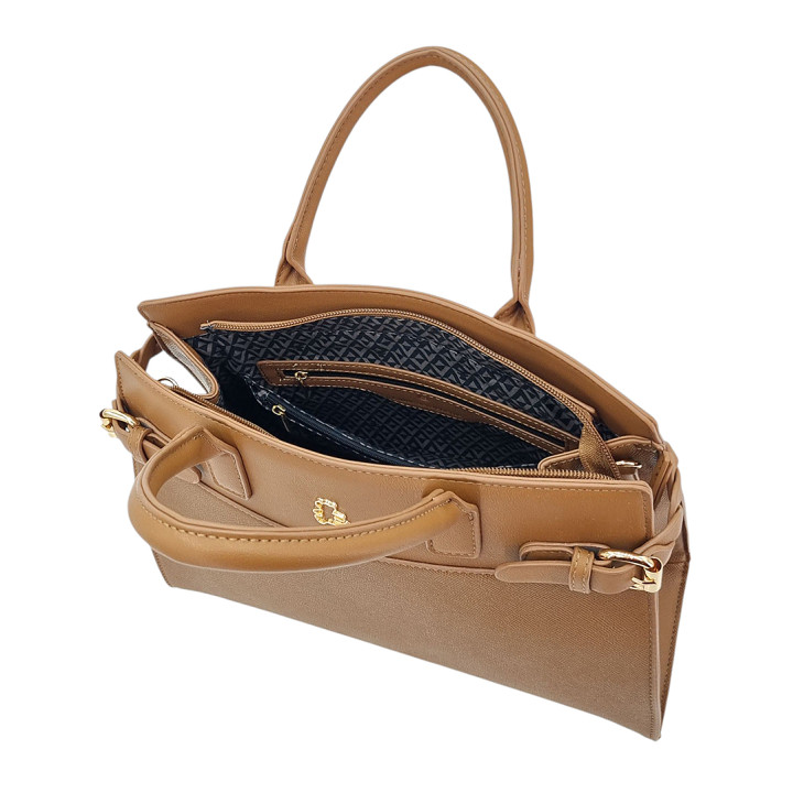 Hnědá kabelka s medvídkem LULU CASTAGNETTE