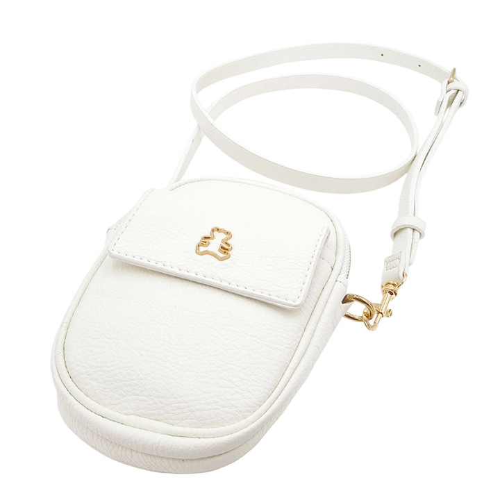 Bílá taška přes rameno, cyklistická taška, 2 přihrádky LULU CASTAGNETTE