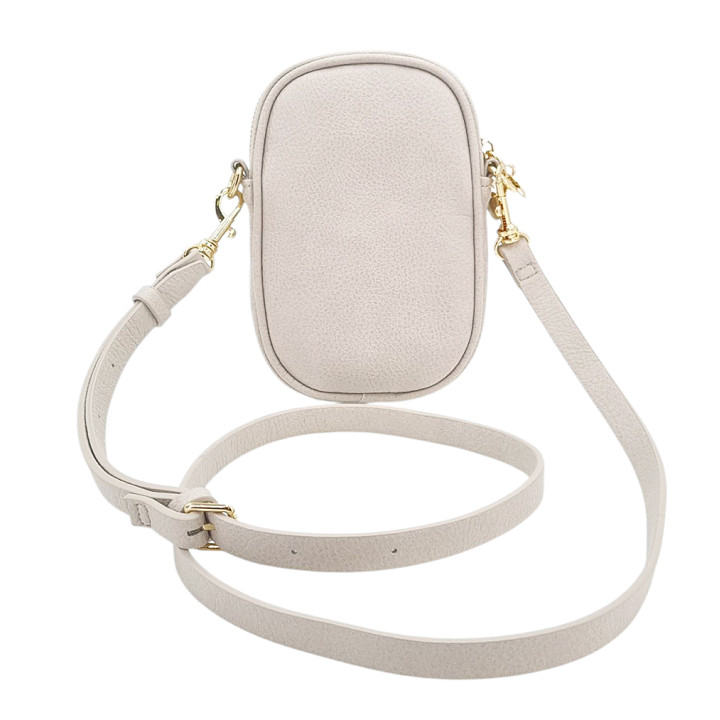 Světle šedá taška přes rameno, cyklistická taška, 2 přihrádky LULU CASTAGNETTE