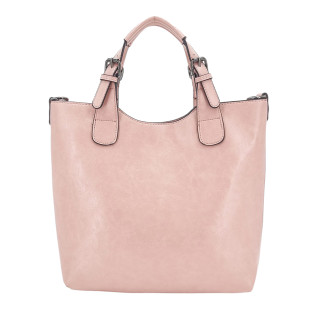 Růžová klasická dámská kabelka INES DELAURE