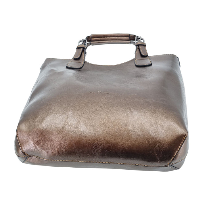 Klasická dámská kabelka v měděné barvě INES DELAURE