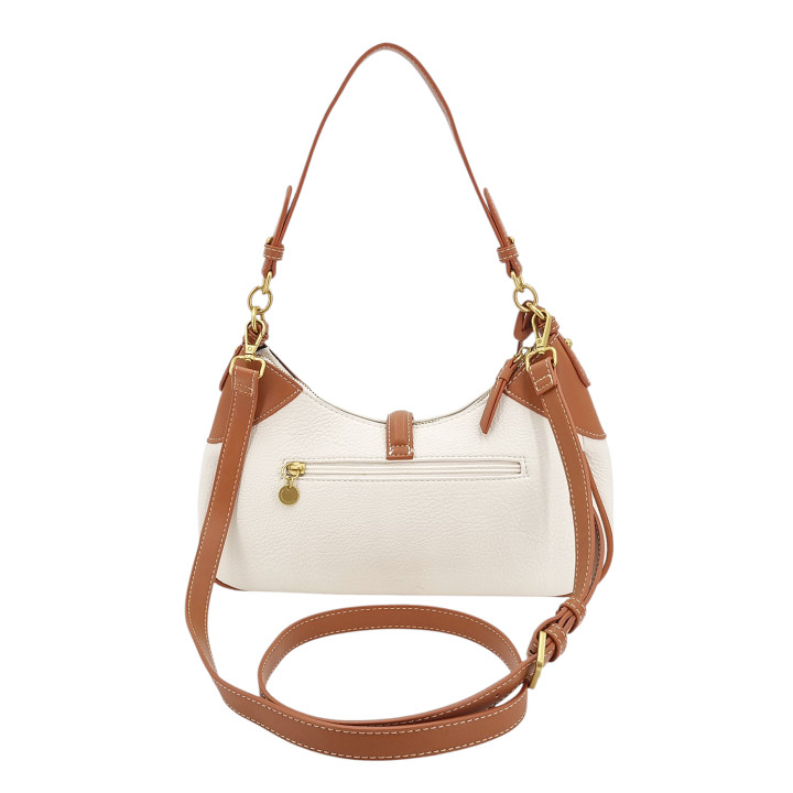 Krémová kabelka přes rameno LULU CASTAGNETTE