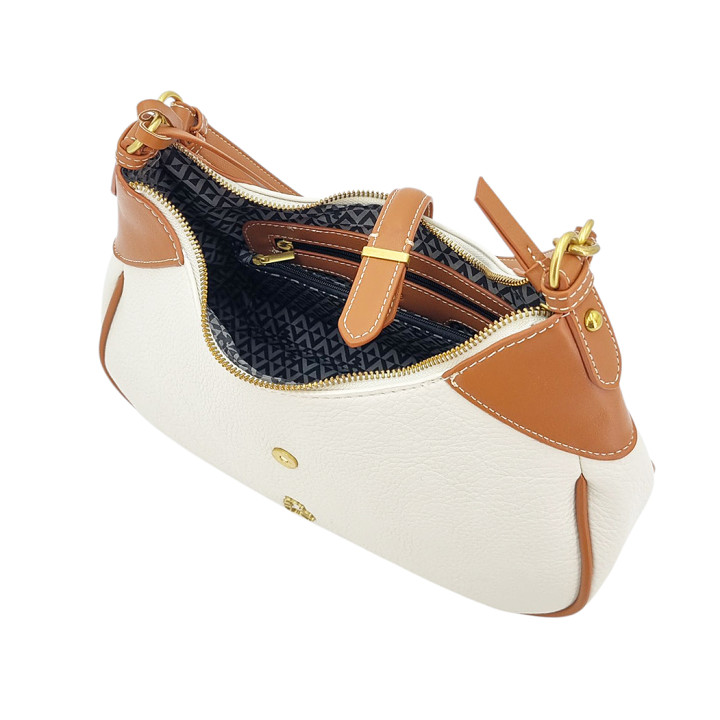 Krémová kabelka přes rameno LULU CASTAGNETTE