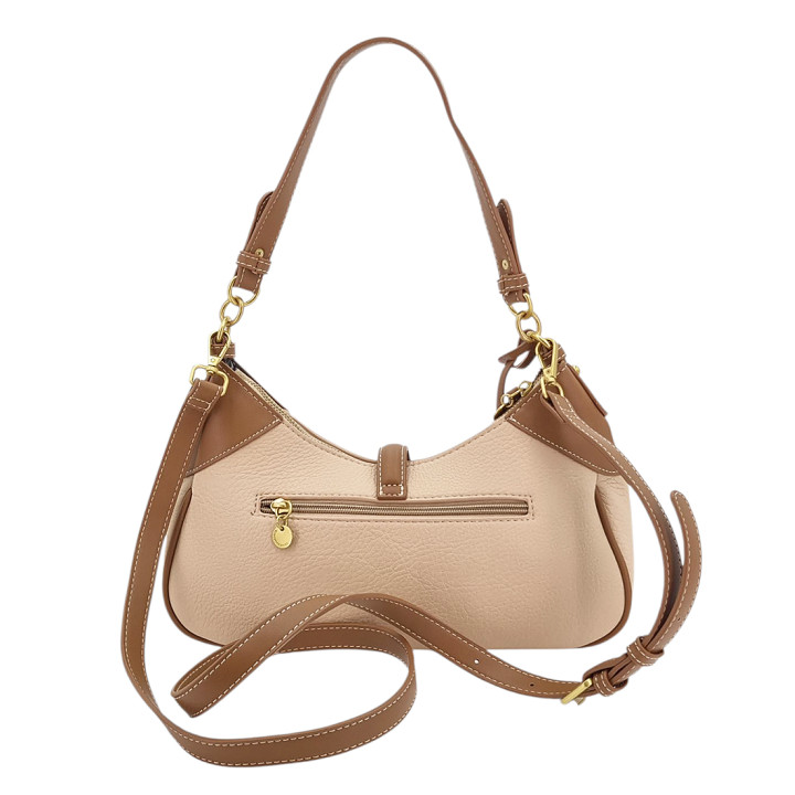 Bežová taška přes rameno LULU CASTAGNETTE