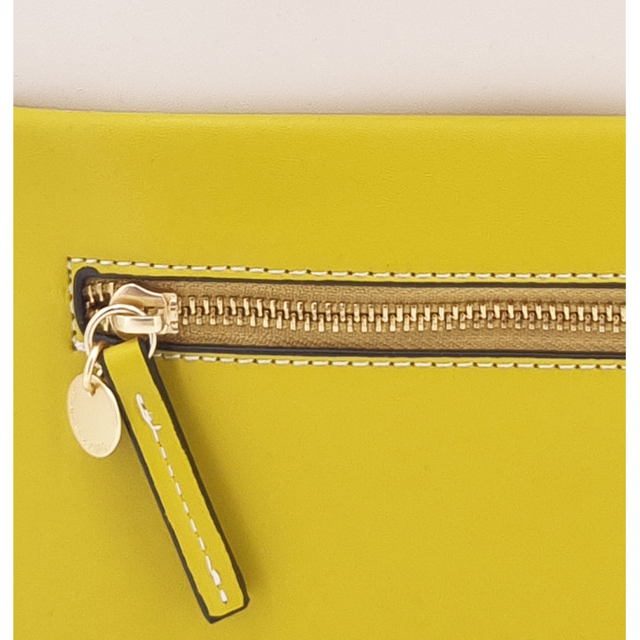 Žlutý krémový dámský batoh s medvídkem LULU CASTAGNETTE