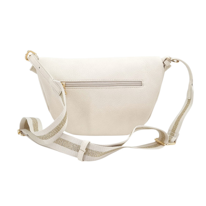 Krémová ledvinka pro ženy s medvídkem LULU CASTAGNETTE