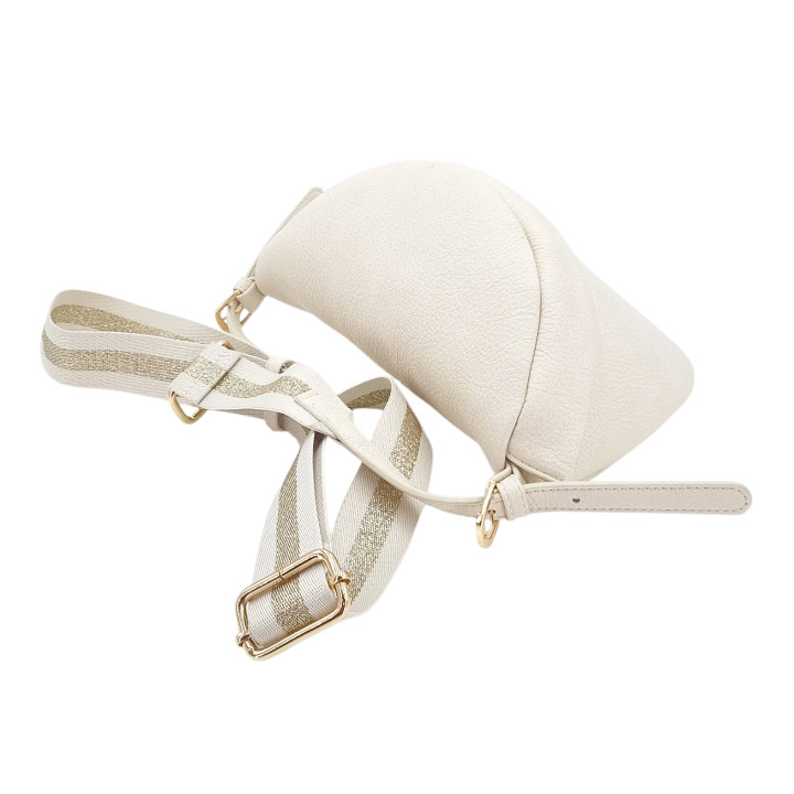 Krémová ledvinka pro ženy s medvídkem LULU CASTAGNETTE