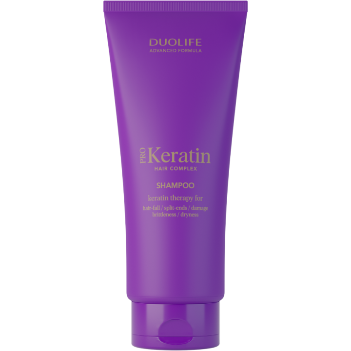 Duolife Kerati Hair Complex Šampon 200 Ml pro suché a poškozené vlasy