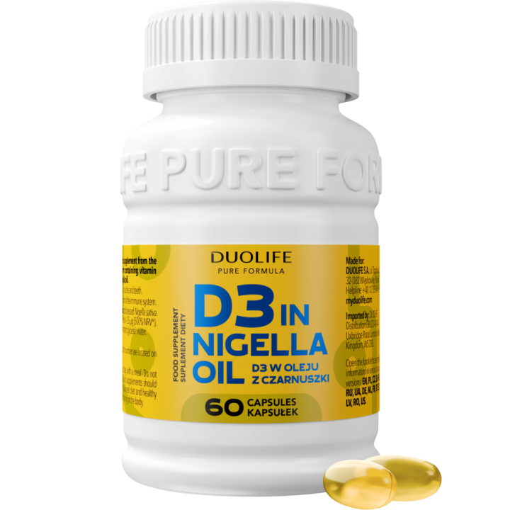 DUOLIFE D3 in Nigella Oil