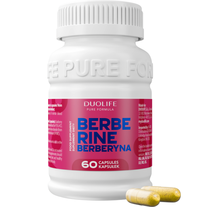 DUOLIFE Berberine 60 kapslí