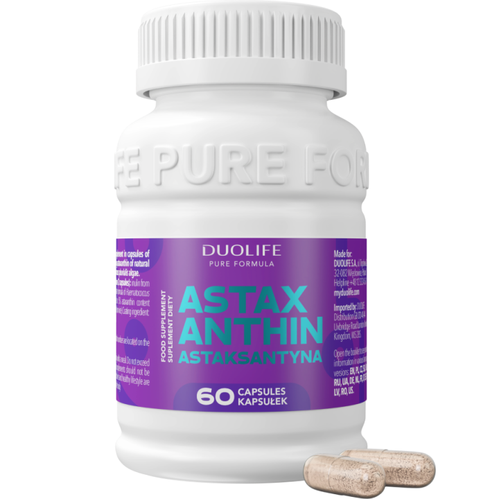 DUOLIFE Astaxanthin 60 kapslí
