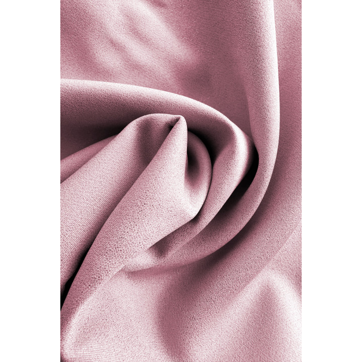 NEVA Trapézové šaty s rozšiřujícími se rukávy – PUDROVÁ RŮŽOVÁ s brokátem