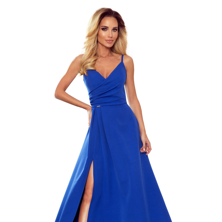 CHIARA elegantní dlouhé šaty na ramínkách - CHABROVA